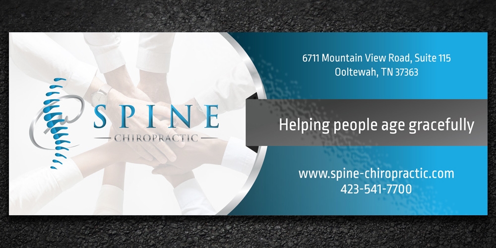 Spine Chiropractic is my Doing business as for marketing.  On my business cards and letter head I want Spine Chiropractic, PLLC.  Christopher Lewis, D.C. logo design by Boomstudioz