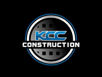 KCC Construction  logo design by BlessedArt