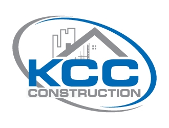 KCC Construction  logo design by SDLOGO