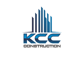 KCC Construction  logo design by YONK