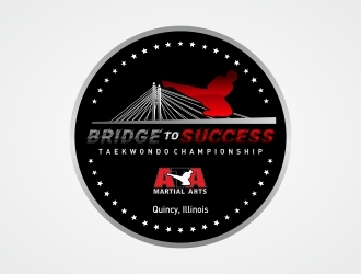 Bridge to Success Taekwondo Championship logo design by GenttDesigns