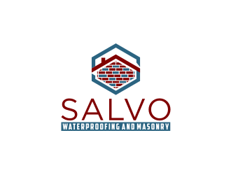 Salvo Waterproofing and Masonry  logo design by bricton