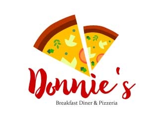 Donnie’s Breakfast Diner & Pizzeria logo design by bayudesain88