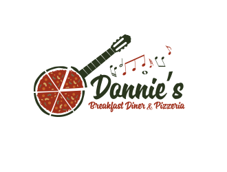 Donnie’s Breakfast Diner & Pizzeria logo design by schiena