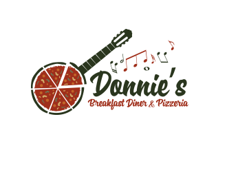 Donnie’s Breakfast Diner & Pizzeria logo design by schiena