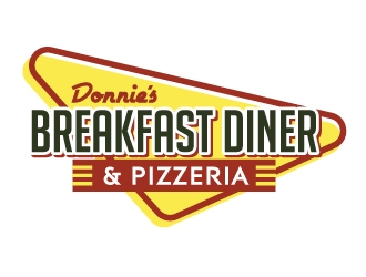 Donnie’s Breakfast Diner & Pizzeria logo design by jaize