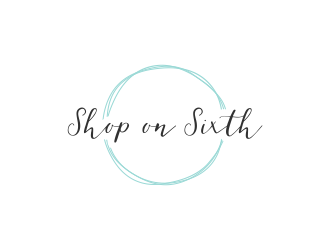 Shop on Sixth logo design by ammad