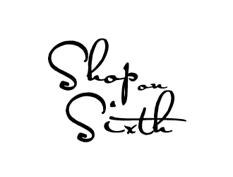 Shop on Sixth logo design by ElonStark