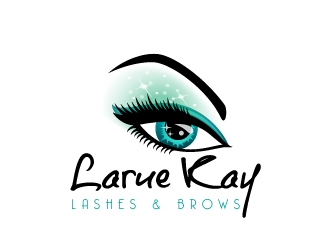 Larue Kay (Lashes & Brows)  logo design by Dawnxisoul393