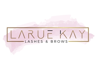 Larue Kay (Lashes & Brows)  logo design by DreamLogoDesign