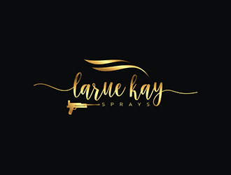 Larue Kay (Lashes & Brows)  logo design by blackcane