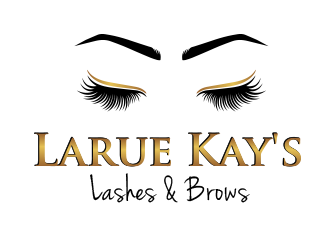 Larue Kay (Lashes & Brows)  logo design by BeDesign