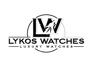 Lykos Watches  logo design by DreamLogoDesign