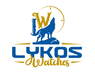 Lykos Watches  logo design by DreamLogoDesign