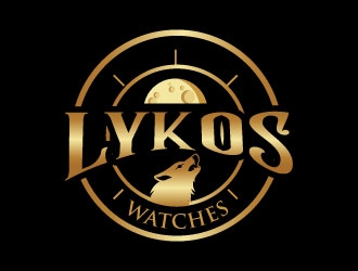 Lykos Watches  logo design by Suvendu