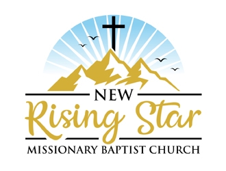 New Rising Star Missionary Baptist Church logo design by MAXR