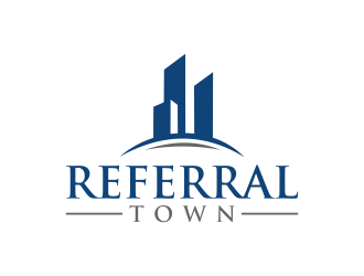 Referral Town logo design by RIANW