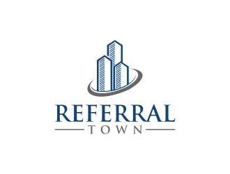 Referral Town logo design by RIANW