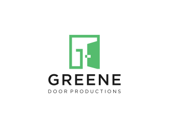 Greene Door Productions logo design by haidar