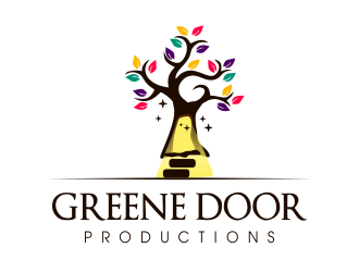 Greene Door Productions logo design by JessicaLopes