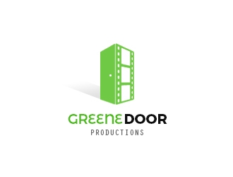 Greene Door Productions logo design by Loregraphic