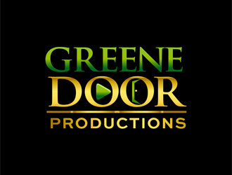 Greene Door Productions logo design by enzidesign
