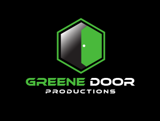 Greene Door Productions logo design by BeDesign