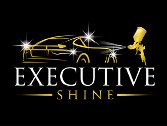 Executive Shine logo design by MAXR