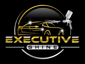 Executive Shine logo design by MAXR