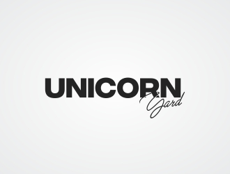 Unicorn Yard  / possible shorter name UY logo design by GenttDesigns
