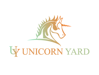 Unicorn Yard  / possible shorter name UY logo design by axel182