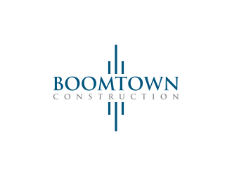 Boomtown Construction logo design by dewipadi