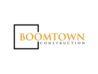 Boomtown Construction logo design by nurul_rizkon