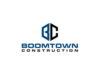 Boomtown Construction logo design by bomie