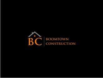 Boomtown Construction logo design by Barkah