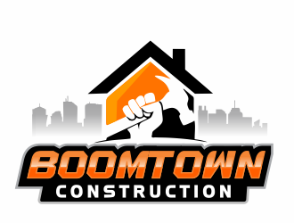 Boomtown Construction logo design by cgage20