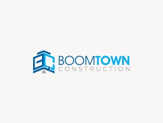 Boomtown Construction logo design by zinnia