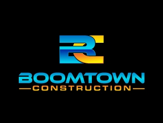 Boomtown Construction logo design by desynergy