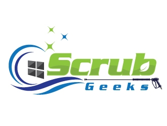 Scrub Geeks logo design by Upoops