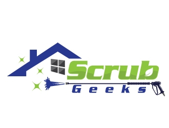 Scrub Geeks logo design by Upoops