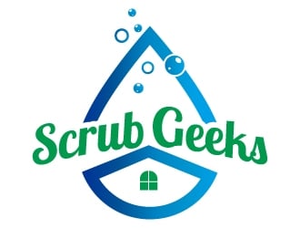 Scrub Geeks logo design by MonkDesign