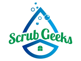 Scrub Geeks logo design by MonkDesign
