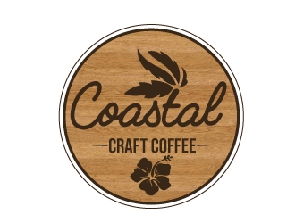 Coastal Craft Coffee logo design by Upoops