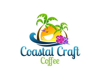 Coastal Craft Coffee logo design by Dawnxisoul393