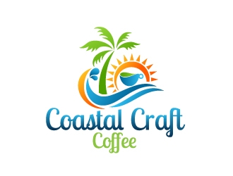 Coastal Craft Coffee logo design by Dawnxisoul393