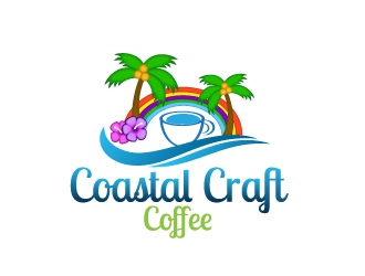 Coastal Craft Coffee logo design by Dawnxisoul393