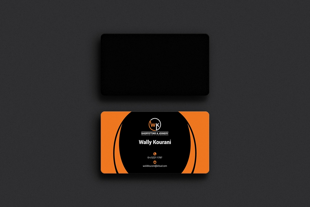 wk shopfitting & joinery services  logo design by Soufiane