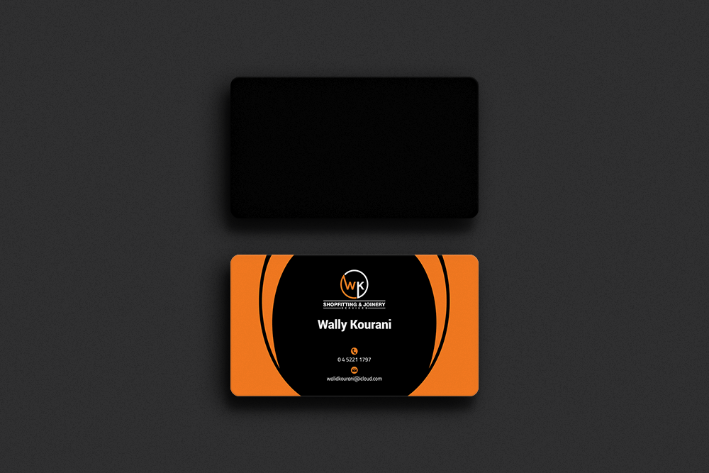 wk shopfitting & joinery services  logo design by Soufiane