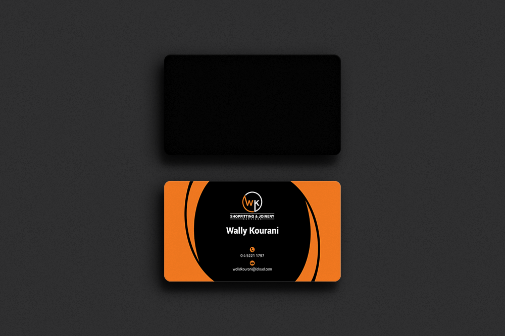 wk shopfitting & joinery services  logo design by Soufiane