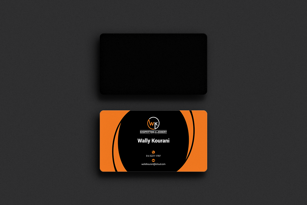 wk shopfitting & joinery services  logo design by Soufiane